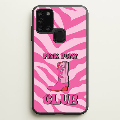 Zebra Print Pink Pony Club  - Chappell Roan Phone Case for Galaxy A21s