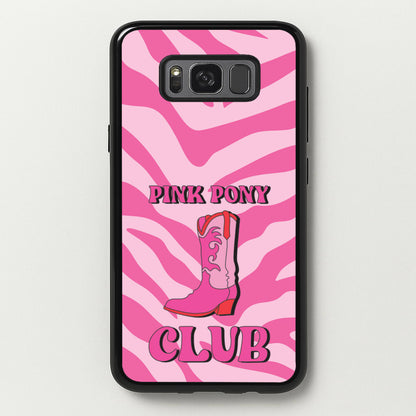 Zebra Print Pink Pony Club  - Chappell Roan Phone Case for Galaxy S8