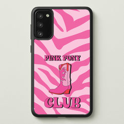 Zebra Print Pink Pony Club  - Chappell Roan Phone Case for Galaxy S20
