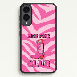 Zebra Print Pink Pony Club  - Chappell Roan Phone Case for Galaxy S25 Edge