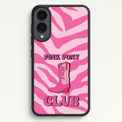 Zebra Print Pink Pony Club  - Chappell Roan Phone Case for Galaxy S25 Edge
