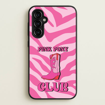 Zebra Print Pink Pony Club  - Chappell Roan Phone Case for Galaxy A54