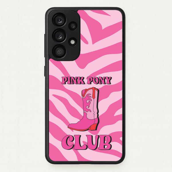 Zebra Print Pink Pony Club  - Chappell Roan Phone Case for Galaxy A53