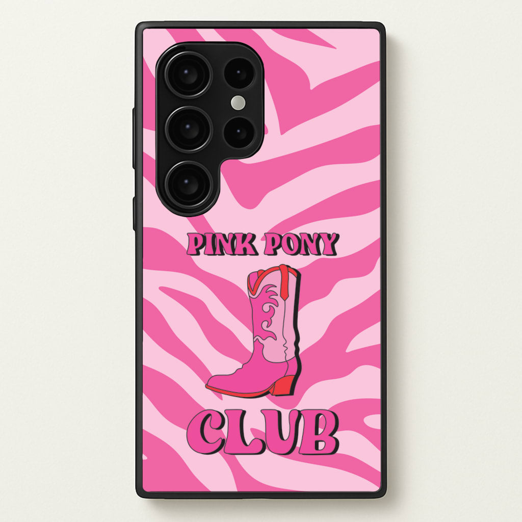 Zebra Print Pink Pony Club  - Chappell Roan Phone Case for Galaxy S24 Ultra