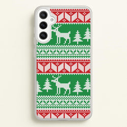 Christmas Jumper Pattern Christmas  - Christmas Phone Case for Galaxy A36