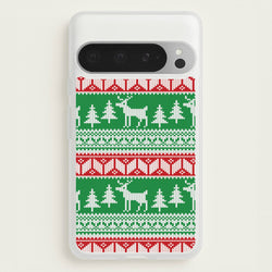 Christmas Jumper Pattern Christmas  - Christmas Phone Case for Google Pixel 9 Pro XL