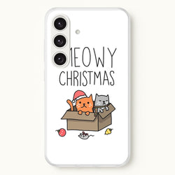 Meowy Christmas  - Christmas Phone Case for Galaxy S24FE