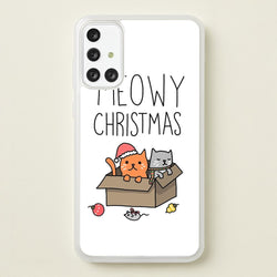 Meowy Christmas  - Christmas Phone Case for Galaxy A71