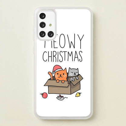 Meowy Christmas  - Christmas Phone Case for Galaxy A71