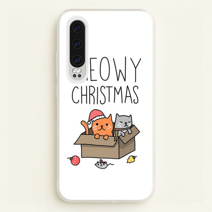 Meowy Christmas  - Christmas Phone Case for Huawei P30