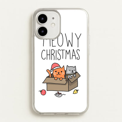 Meowy Christmas  - Christmas Phone Case for iPhone 12 Mini