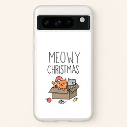 Meowy Christmas  - Christmas Phone Case for Google Pixel 8 Pro