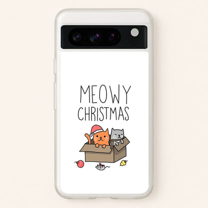 Meowy Christmas  - Christmas Phone Case for Google Pixel 8 Pro