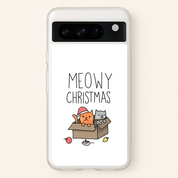 Meowy Christmas  - Christmas Phone Case for Google Pixel 8 Pro