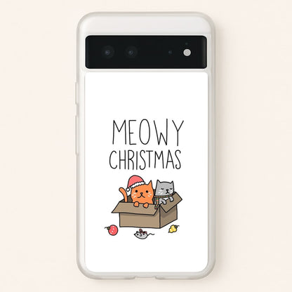Meowy Christmas  - Christmas Phone Case for Google Pixel 6