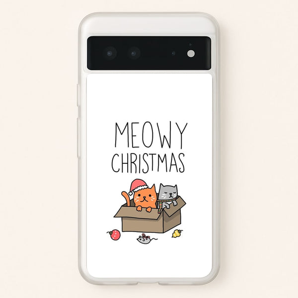 Meowy Christmas  - Christmas Phone Case for Google Pixel 6