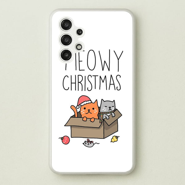 Meowy Christmas  - Christmas Phone Case for Galaxy A13