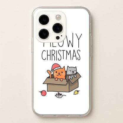 Meowy Christmas  - Christmas Phone Case for iPhone 14 Pro