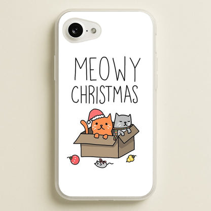 Meowy Christmas  - Christmas Phone Case for iPhone 16e