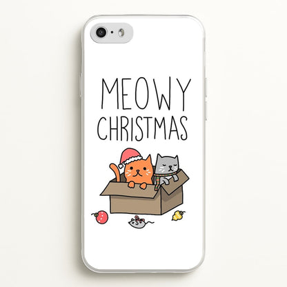 Meowy Christmas  - Christmas Phone Case for iPhone 5 / 5s / SE 2016