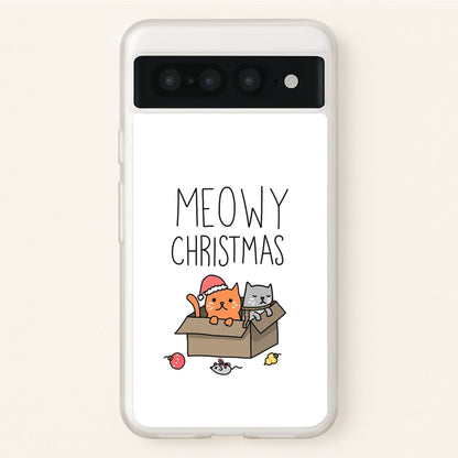 Meowy Christmas  - Christmas Phone Case for Google Pixel 7 Pro