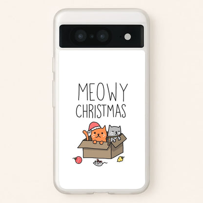 Meowy Christmas  - Christmas Phone Case for Google Pixel 8