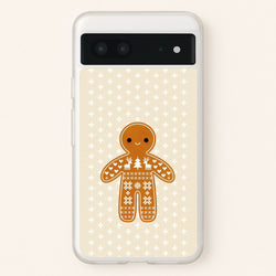 Christmas Jumper Pattern Gingerbread Man  - Christmas Phone Case for Google Pixel 7