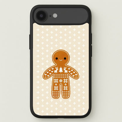 Christmas Jumper Pattern Gingerbread Man Phone Case for iPhone 17 Air