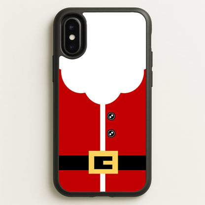 Santa Clause Outfit  - Christmas Phone Case for iPhone X / XS