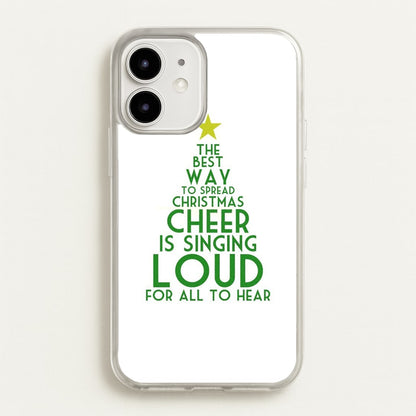 The Best Way To Spread Christmas Cheer - Elf  - Elf Phone Case for iPhone 12 / 12 Pro
