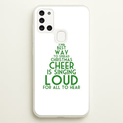 The Best Way To Spread Christmas Cheer - Elf  - Elf Phone Case for Galaxy A21s
