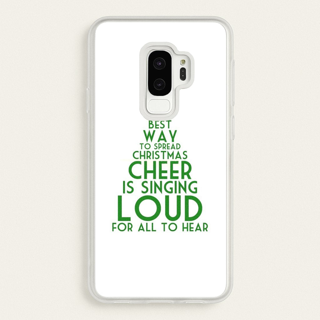 The Best Way To Spread Christmas Cheer - Elf  - Elf Phone Case for Galaxy S9 Plus