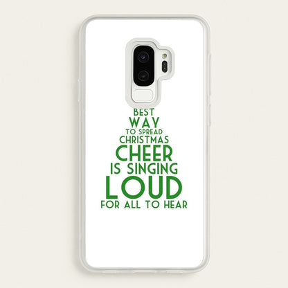 The Best Way To Spread Christmas Cheer - Elf  - Elf Phone Case for Galaxy S9 Plus