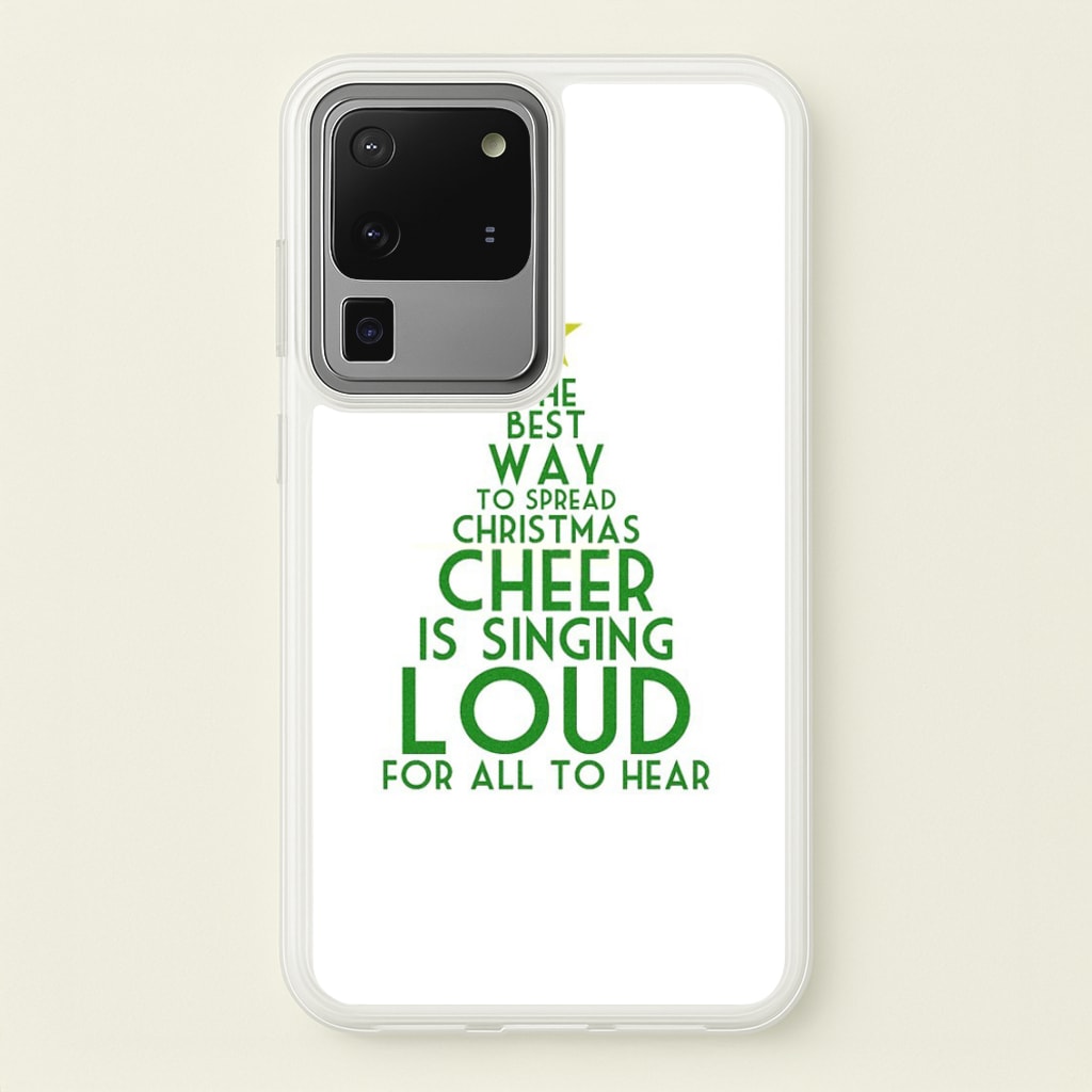 The Best Way To Spread Christmas Cheer - Elf  - Elf Phone Case for Galaxy S20 Ultra