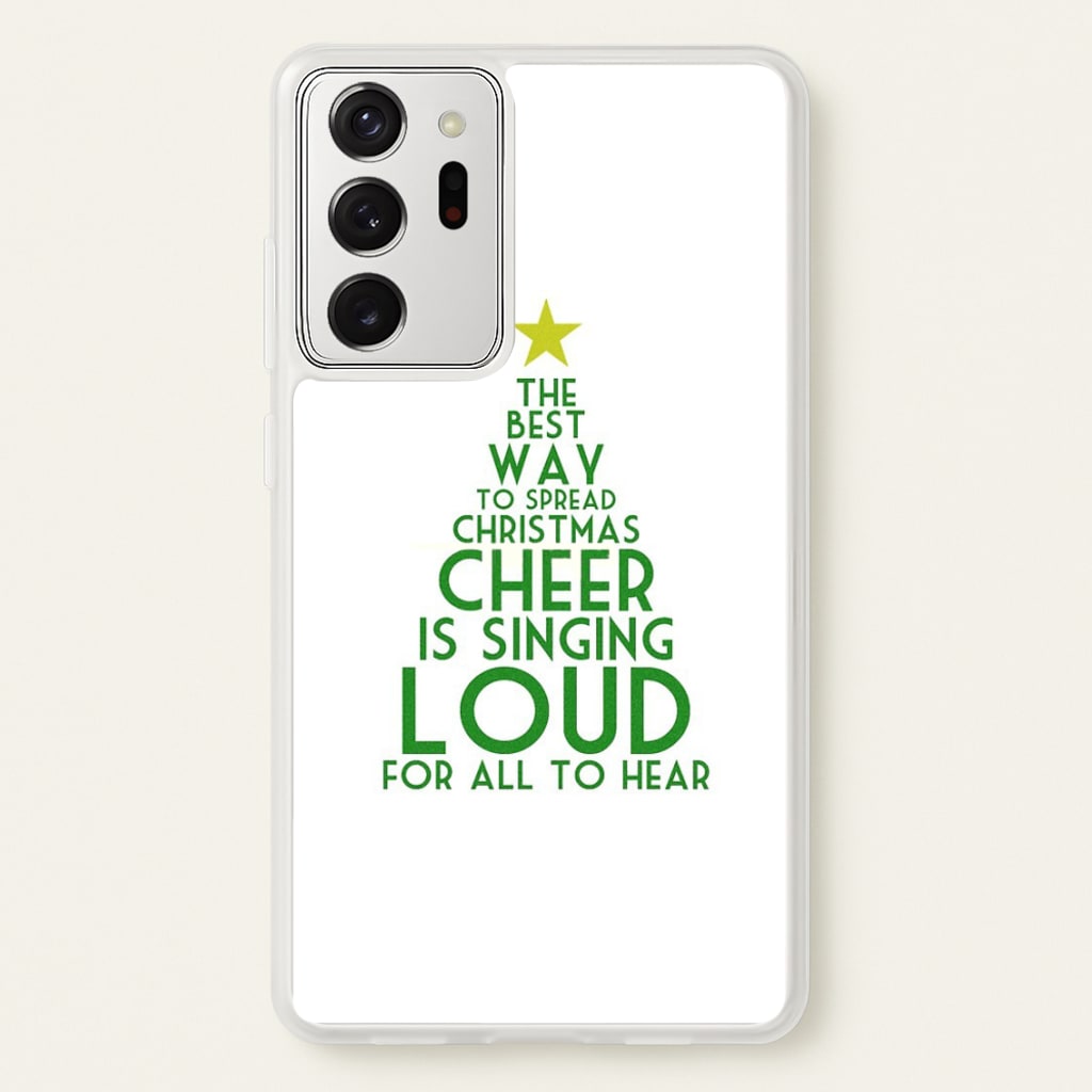 The Best Way To Spread Christmas Cheer - Elf  - Elf Phone Case for Galaxy Note 20 Ultra