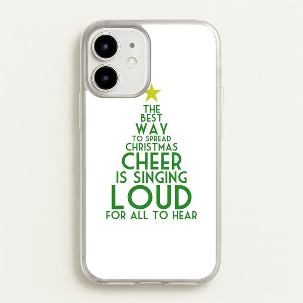 The Best Way To Spread Christmas Cheer - Elf  - Elf Phone Case for iPhone 12 Mini