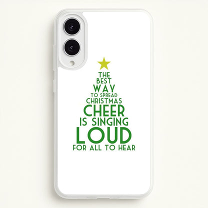 The Best Way To Spread Christmas Cheer - Elf  - Elf Phone Case for Galaxy S25 Edge