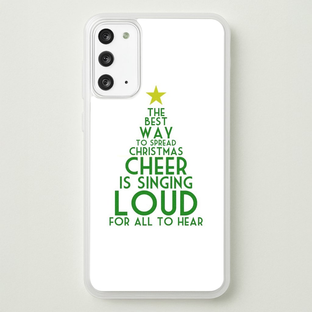 The Best Way To Spread Christmas Cheer - Elf  - Elf Phone Case for Galaxy Note 20