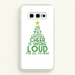 The Best Way To Spread Christmas Cheer - Elf  - Elf Phone Case for Galaxy S10e