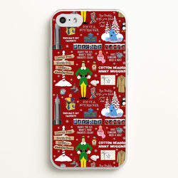 Red Elf Pattern  - Elf Phone Case for iPhone 5 / 5s / SE 2016