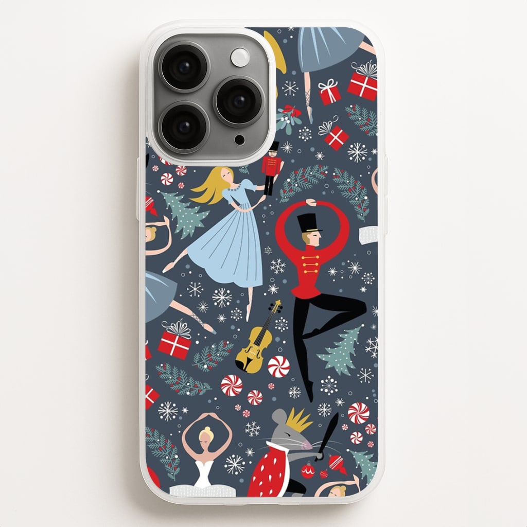 Nutcracker Ballet Pattern - Christmas Phone Case