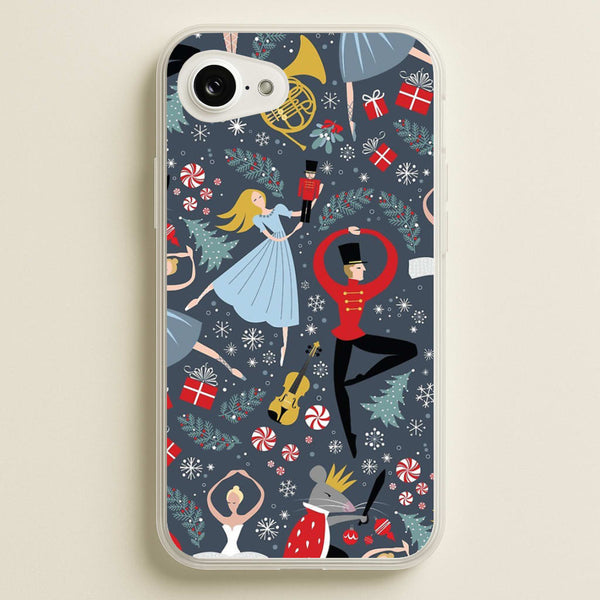 Nutcracker Ballet Pattern - Christmas  -  Phone Case for iPhone 16e