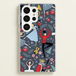 Nutcracker Ballet Pattern - Christmas  -  Phone Case for Galaxy S25 Ultra