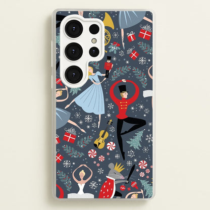 Nutcracker Ballet Pattern - Christmas  -  Phone Case for Galaxy S25 Ultra