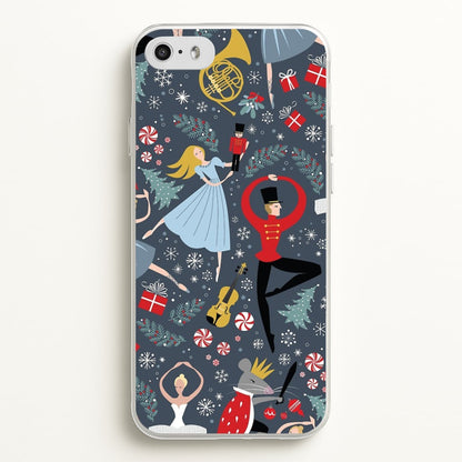 Nutcracker Ballet Pattern - Christmas  -  Phone Case for iPhone 5 / 5s / SE 2016
