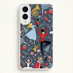 Nutcracker Ballet Pattern - Christmas  -  Phone Case for Galaxy S25 Edge