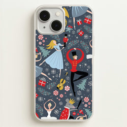 Nutcracker Ballet Pattern - Christmas  -  Phone Case for iPhone 13