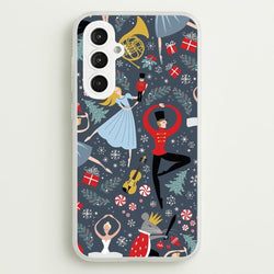 Nutcracker Ballet Pattern - Christmas  -  Phone Case for Galaxy S23FE