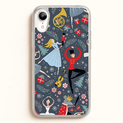 Nutcracker Ballet Pattern - Christmas  -  Phone Case for iPhone XR