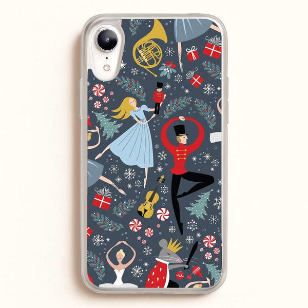 Nutcracker Ballet Pattern - Christmas  -  Phone Case for iPhone XR